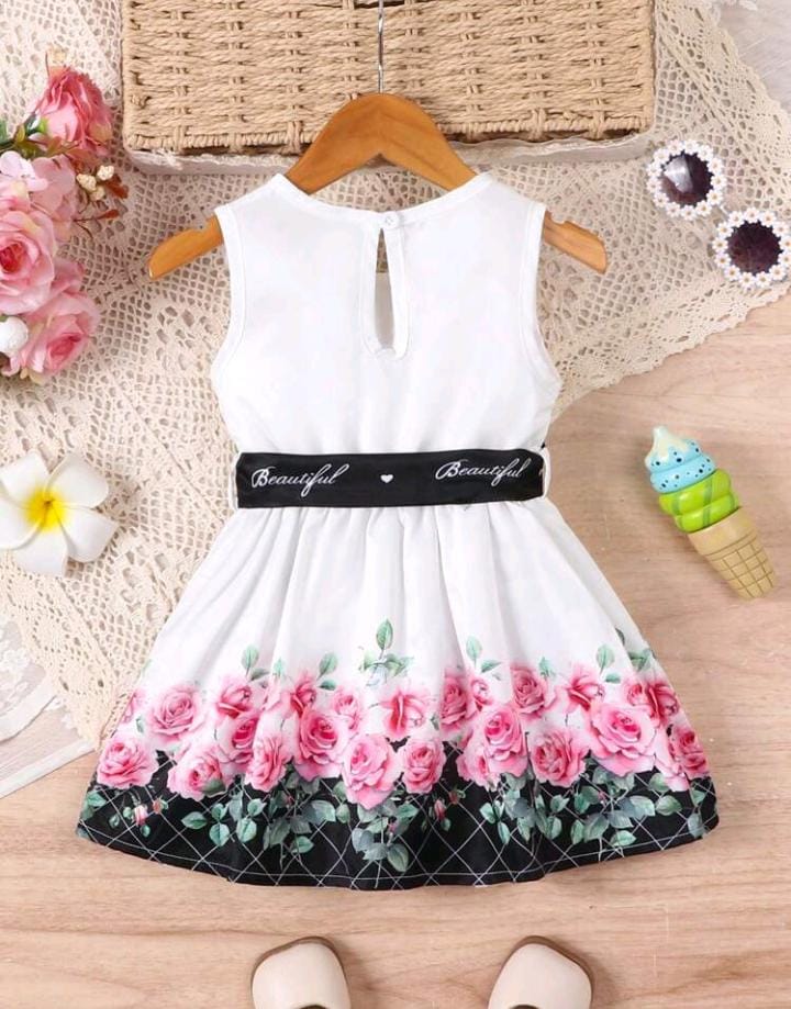 Imagen de VESTIDO SIN MANGAS CON ESTAMPADO DE FLORES 