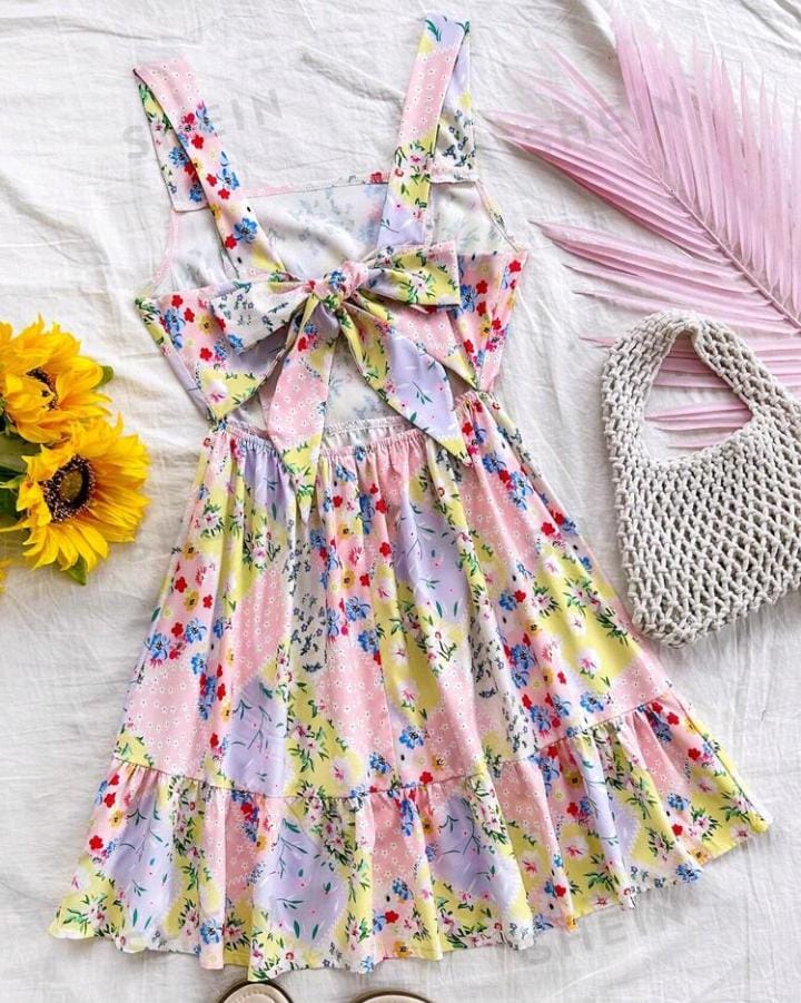 Imagen de VESTIDO SIN MANGAS CON ESTAMPADO FLORAL