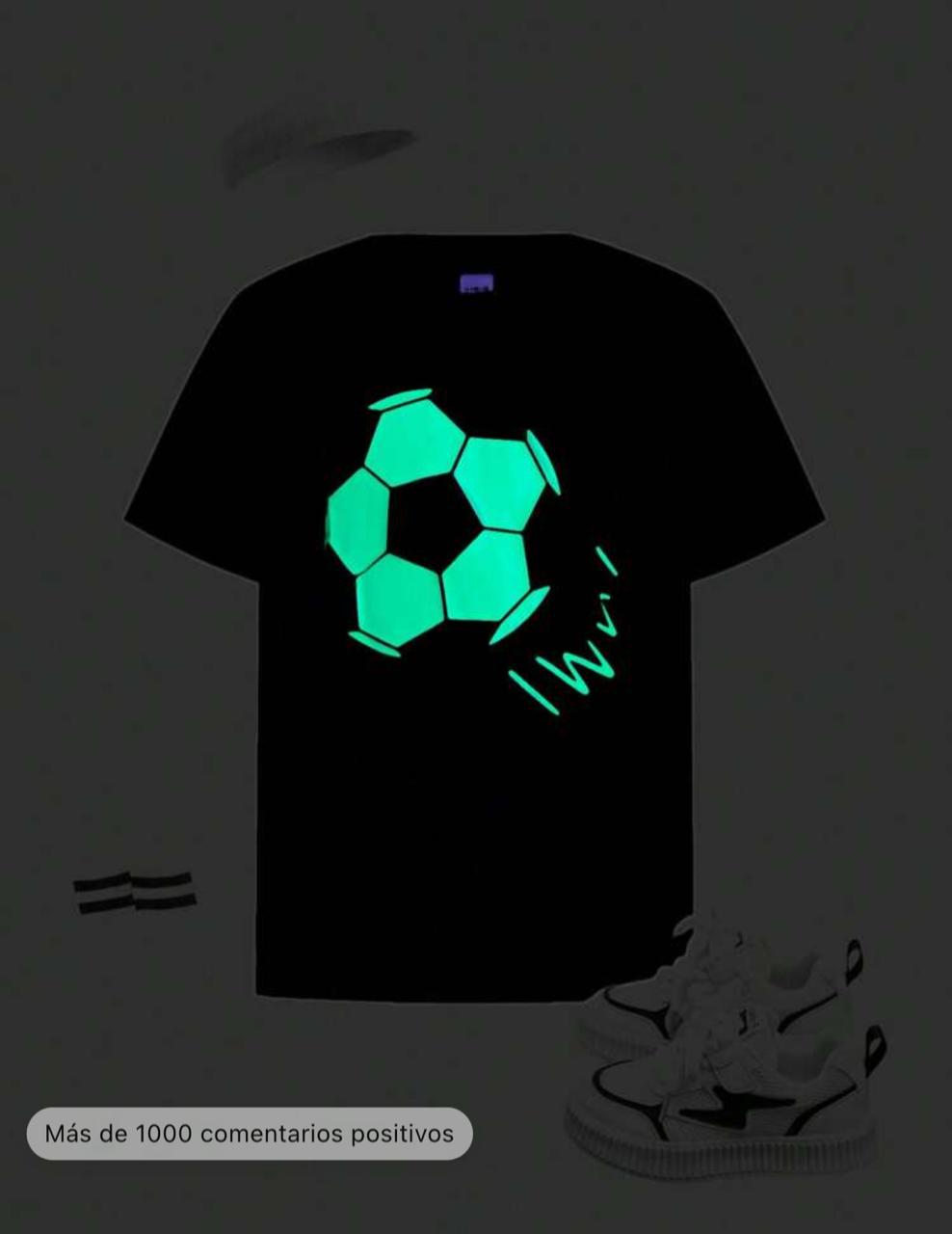 Imagen de CAMISETA CON ESTAMPADO INSPIRADA EN EL FUTBOL