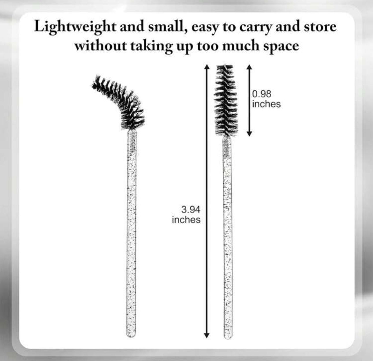 Imagen de Brochas Desechables para Pestañas y Cejas 